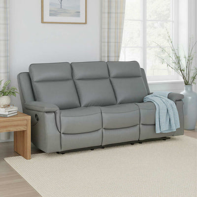 Denbor Leather Recliner 3 Seater Sofa