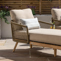 Bali Double Sunlounger Set & Side Table