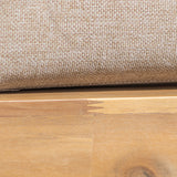 Bali Wooden Platform Outdoor Corner Sofa Set