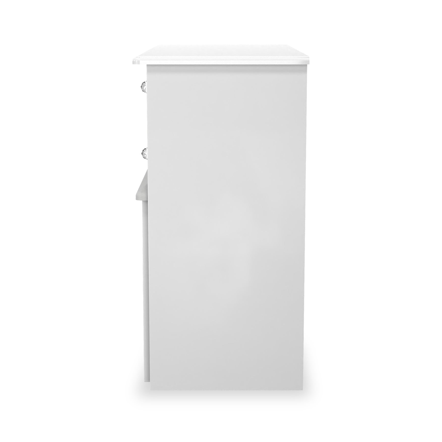 Kinsley White Gloss Dressing Table with Stool