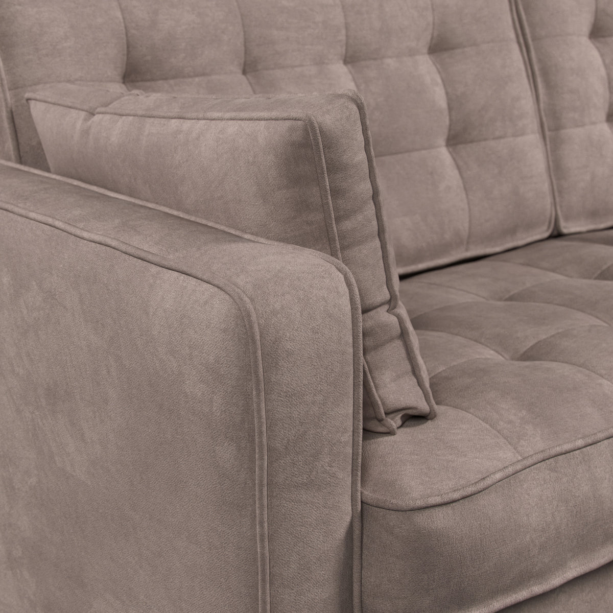 Barclay 3 Seater Sofa Pewter from Roseland Furniture