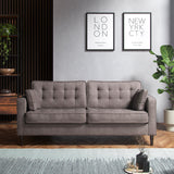 Barclay 3 Seater Sofa Pewter from Roseland Furniture