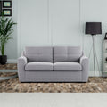 Justin Silver Sofa bed from Roseland Furniture
