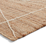 Karin Natural Geometric Jute Rug