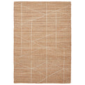 Karin Natural Geometric Jute Rug from Roseland Furniture