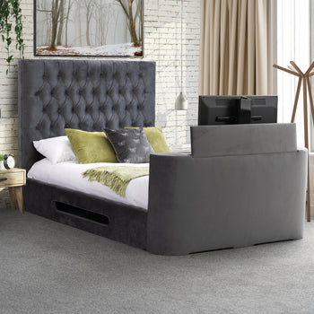 Tilly Velvet TV Bed Frame