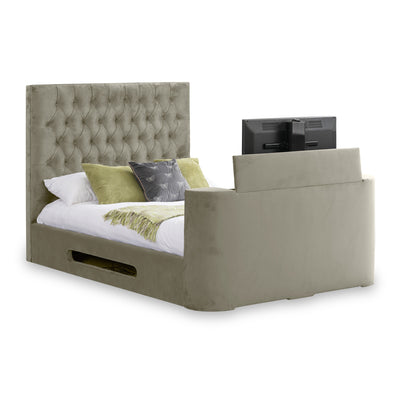 Tilly Velvet TV Bed Frame