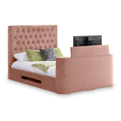 Tilly Velvet TV Bed Frame