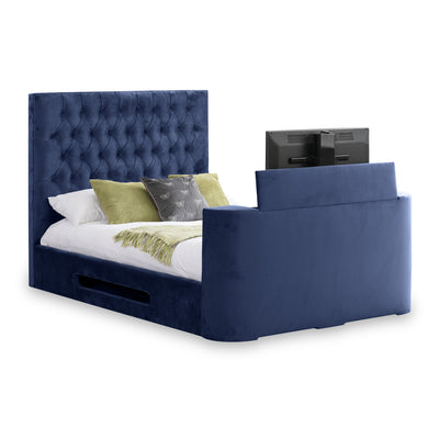 Tilly Velvet TV Bed Frame