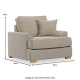 Birchley Soft Chenille Armchair  from Roseland Furniture