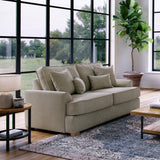 Birchley Soft Chenille 2 Seater Sofa Linen Life1 from Roseland Furniture