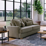 Birchley Soft Chenille 2 Seater Sofa Mink Life1 from Roseland Furniture