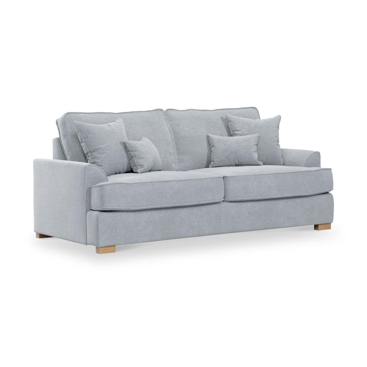 Birchley Soft Chenille 3 Seater Sofa Ice from Roseland Furniture