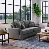 Birchley Soft Chenille 3 Seater Sofa Heather from Roseland Furniture