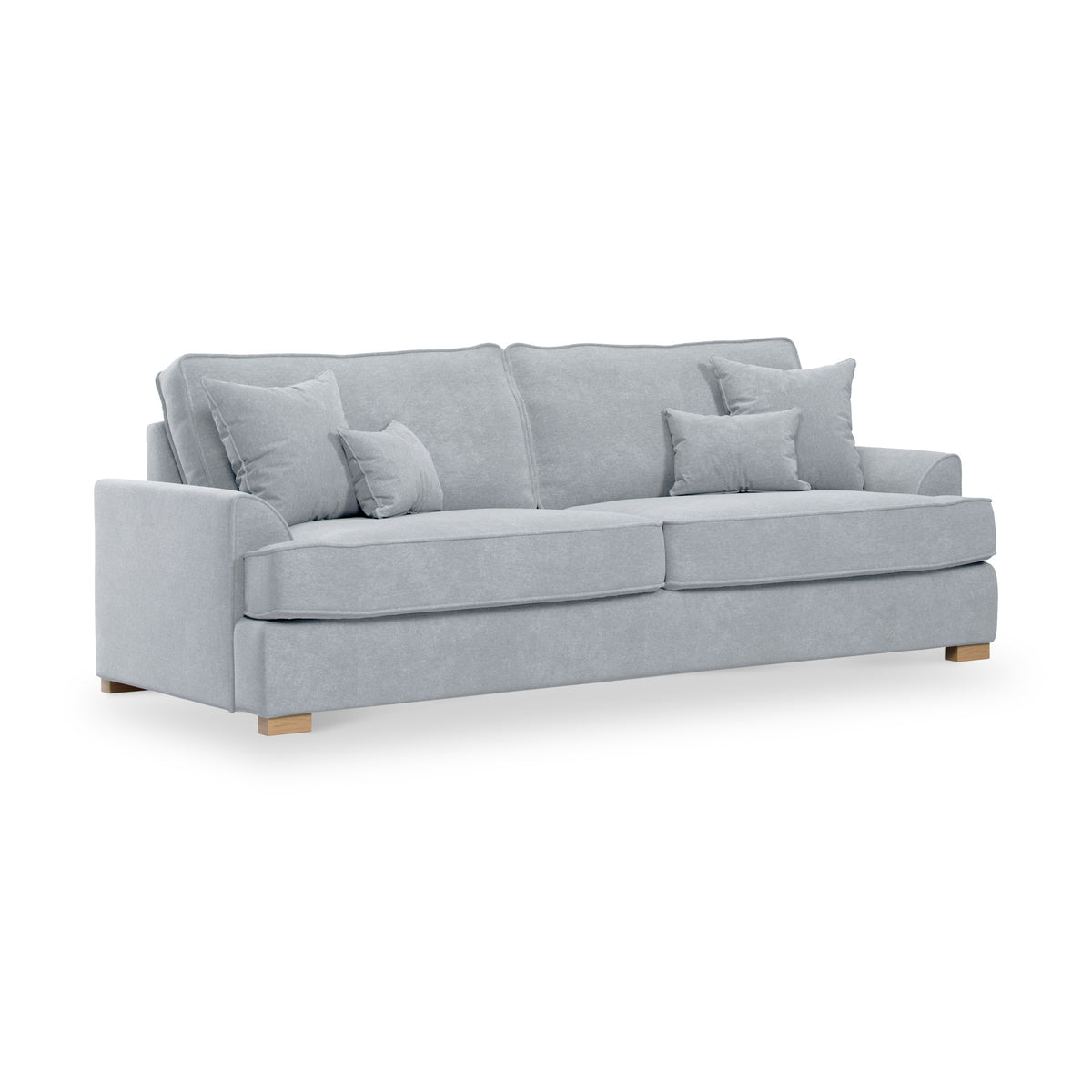 Birchley Soft Chenille 4 Seater Sofa Ice from Roseland Furniture