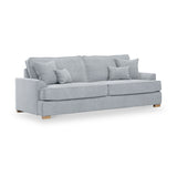 Birchley Soft Chenille 4 Seater Sofa Ice from Roseland Furniture