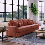 Birchley Soft Chenille 4 Seater Sofa Terra Life1 from Roseland Furniture
