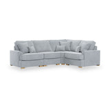 Birchley Soft Chenille LH Corner Sofa Ice from Roseland Furniture