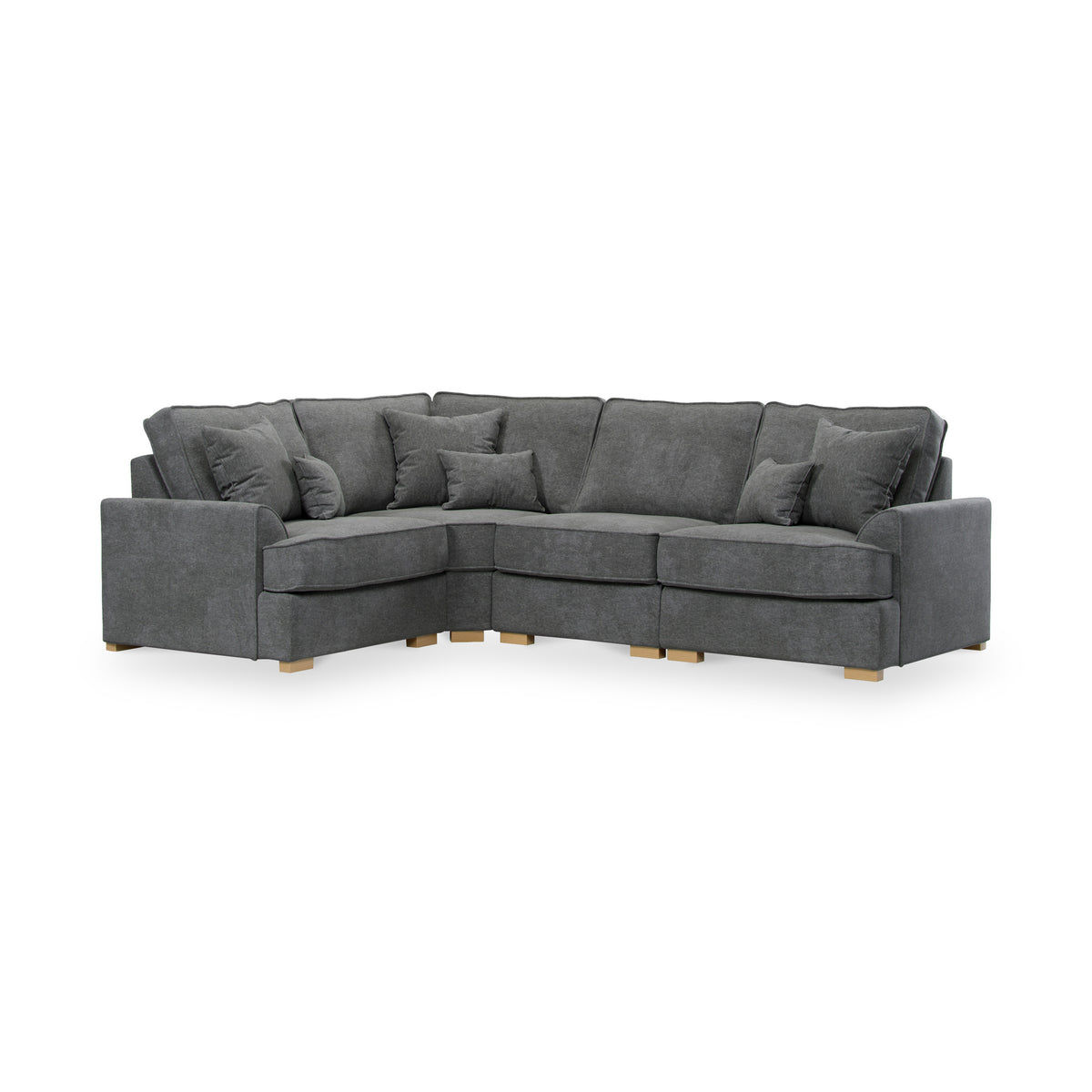 Birchley Soft Chenille RH Corner Sofa Terra from Roseland Furniture