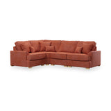 Birchley Soft Chenille RH Corner Sofa Terra from Roseland Furniture