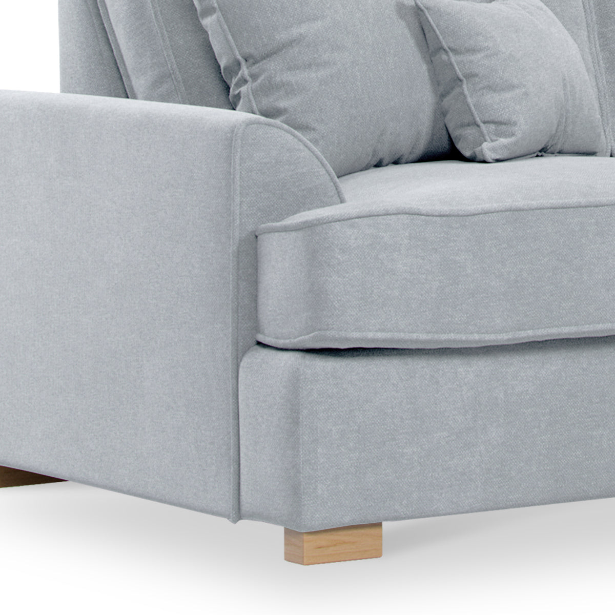 Birchley Ice Sofa / Armchair foot close up