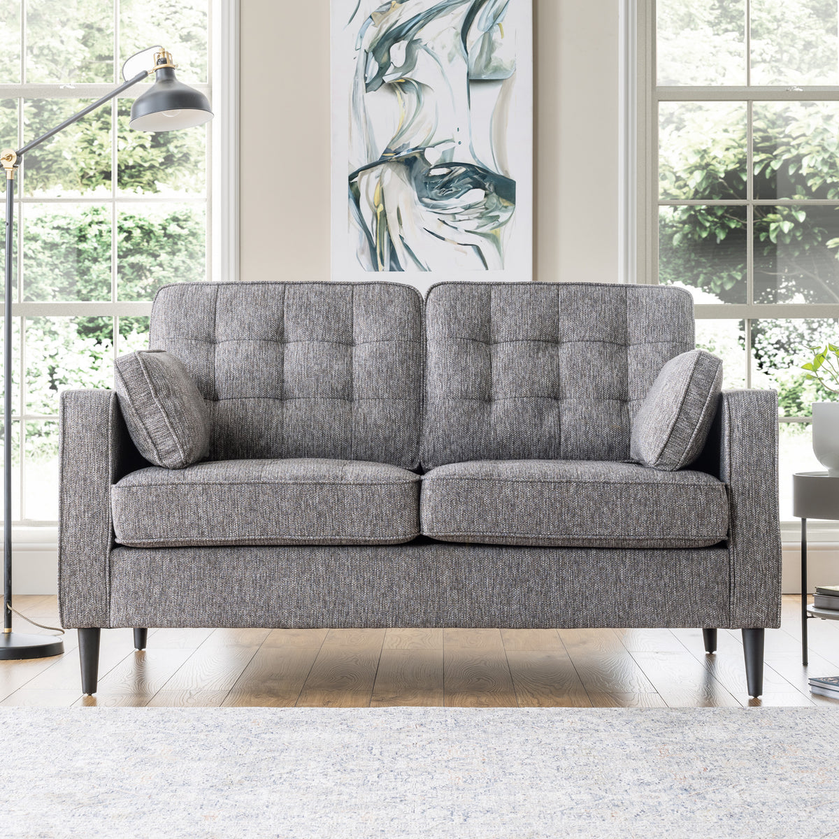 Blake Grey 2 Seater Couch