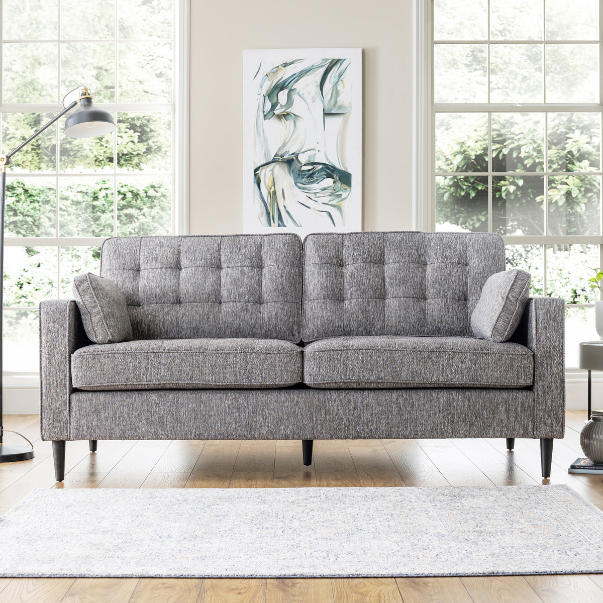 Blake Grey 3 Seater Couch