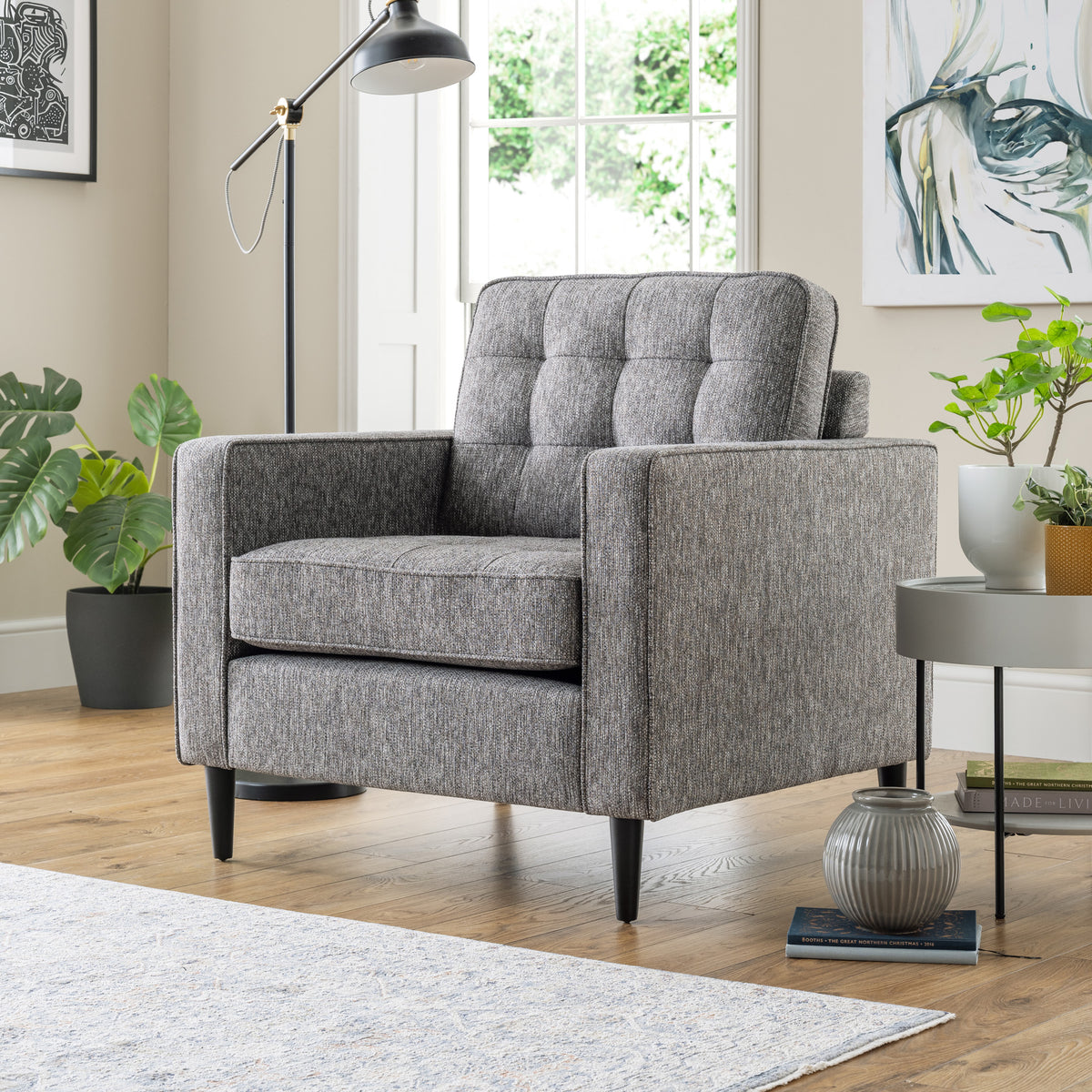 Blake Grey Armchair for living room
