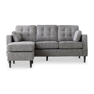 Blake Grey Reversible Chaise Sofa