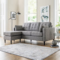 Blake Grey Reversible Chaise Sofa for living room