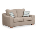 Ashow Beige 2 Seater Sofabed with Maika Beige Scatter Cushions