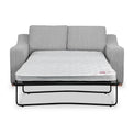 Ashow Silver 2 Seater Sofabed with mattress