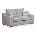 Ashow Silver 2 Seater Sofabed with Beige Dusk Scatter Cushions from Roseland Furniture