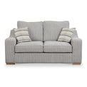 Ashow Silver 2 Seater Sofabed with Beige Dusk Scatter Cushions from Roseland Furniture