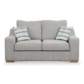 Ashow Silver 2 Seater Sofabed with Jade Dusk Scatter Cushions from Roseland Furniture