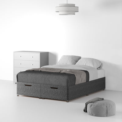Farrow Linen Ottoman Divan Bed Base