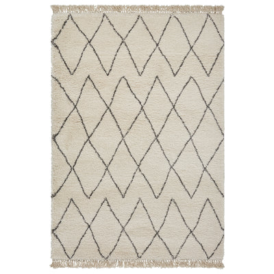 Edie Boho Diamond Shaggy Rug