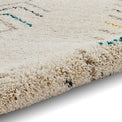 Edie Boho Multi Coloured Chevron Shaggy Rug