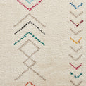 Edie Boho Multi Coloured Chevron Shaggy Rug