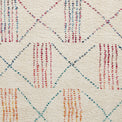 Edie Boho Multi Coloured Patterned Shaggy Rug
