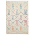 Edie Boho Multi Coloured Patterned Shaggy Rug from Roseland Furniture