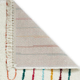 Edie Boho Multi Coloured Dual Rainbow Shaggy Rug