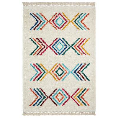 Edie Boho Multi Coloured Geometric Rug