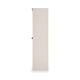 Huxley 1 Door Wardrobe With Open Shelves Oak Cashmere from Roseland Furniture