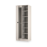 Huxley 1 Door Wardrobe With Open Shelves Cashmere from Roseland Furniture
