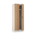 Huxley Full Hanging Wardrobe Oak Cashmere from Roseland Furniture