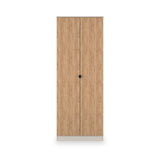 Huxley Full Hanging Wardrobe Oak Cashmere from Roseland Furniture
