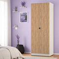 Huxley Full Hanging Wardrobe Oak Cashmere from Roseland Furniture
