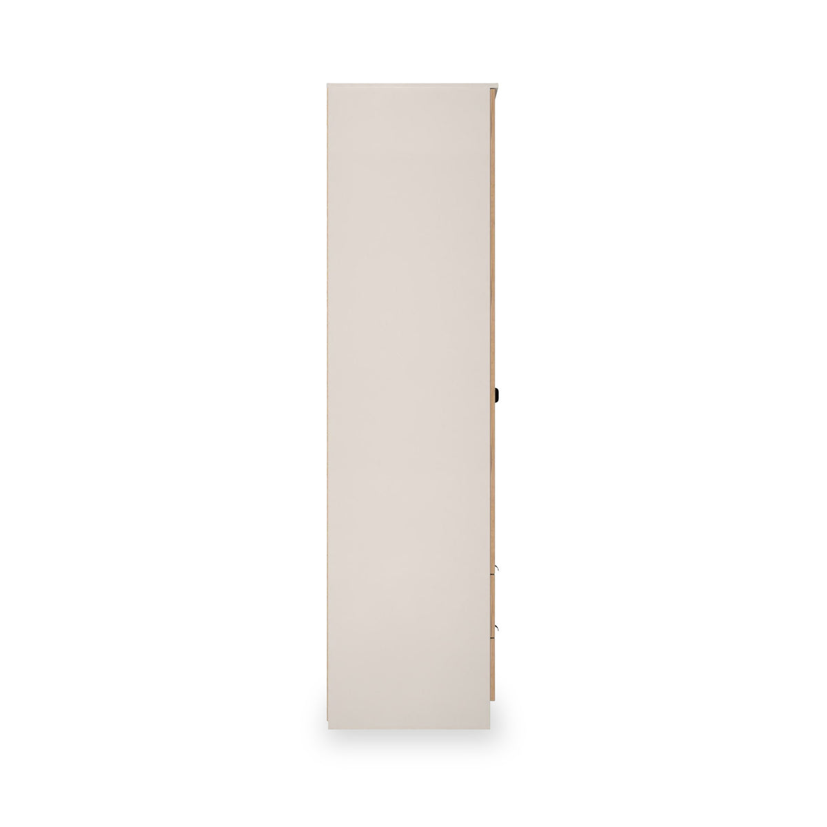 Huxley Double Wardrobe 2 Drawers Oak Cashmere from Roseland Furniture