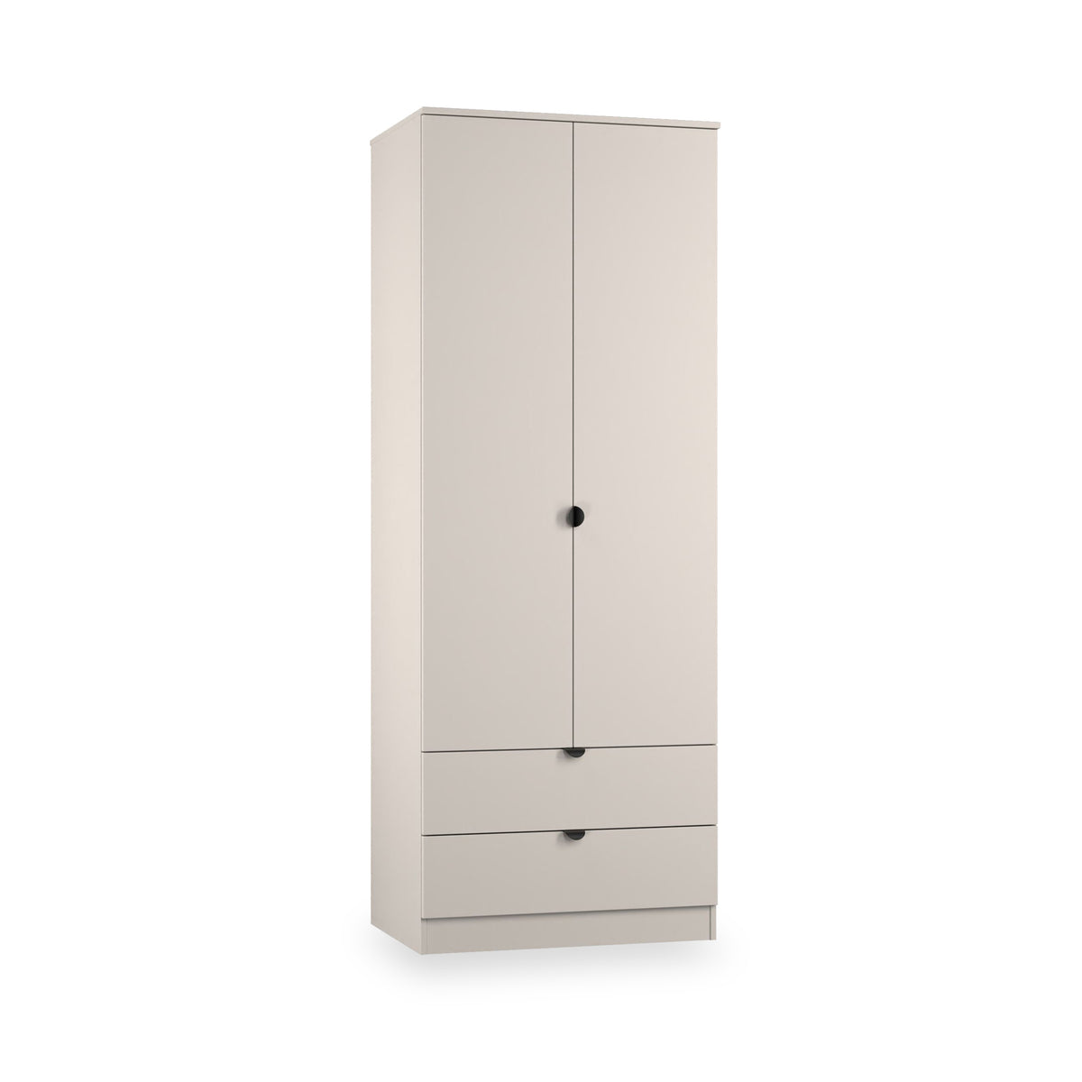 Huxley Double Wardrobe 2 Drawers Cashmere from Roseland Furniture